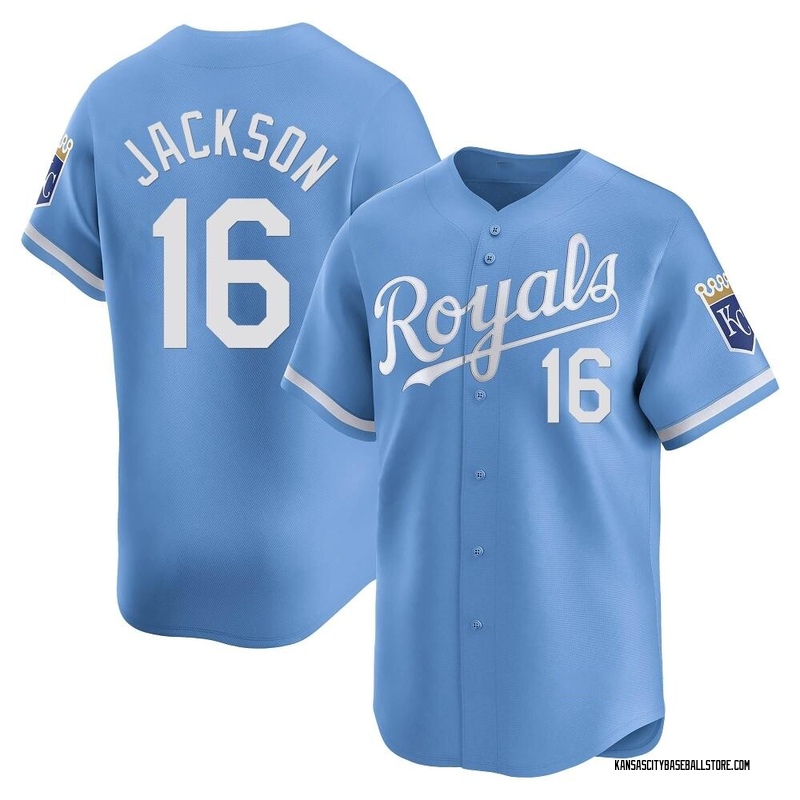 Bo Jackson Men's Kansas City Royals Alternate Jersey - Light Blue Limited