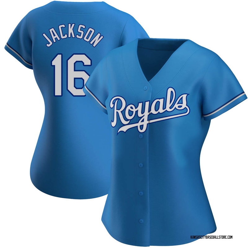 Bo Jackson Women's Kansas City Royals Alternate Jersey - Light Blue ...