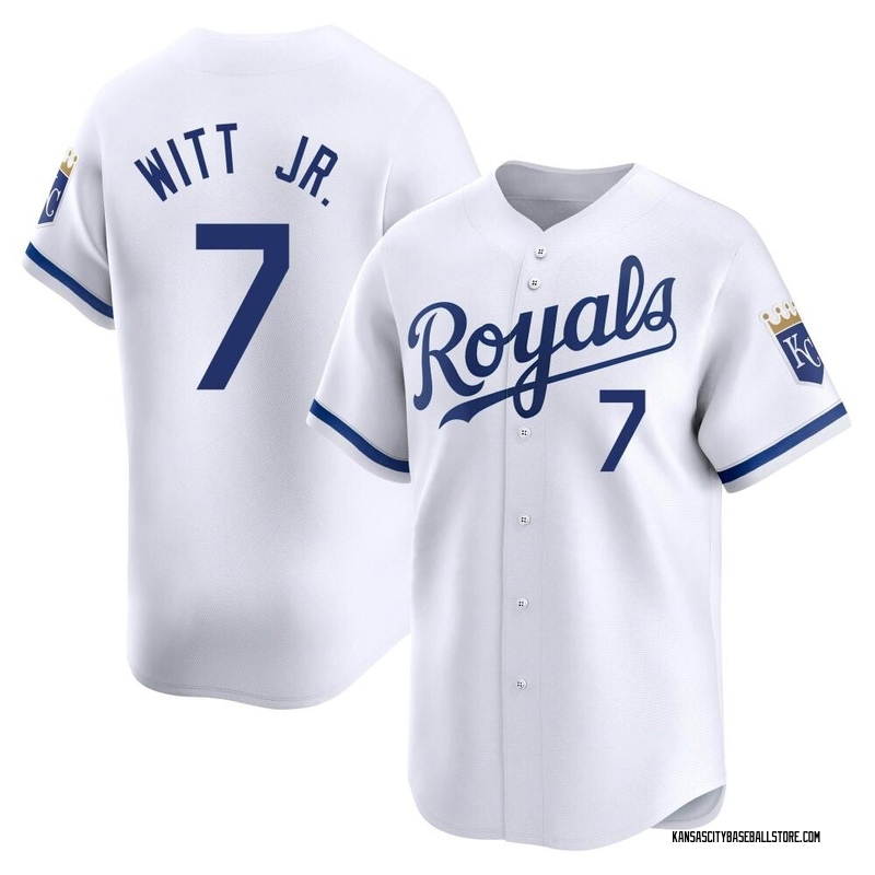 Bobby Witt Jr. Youth Kansas City Royals Home Jersey - White Limited