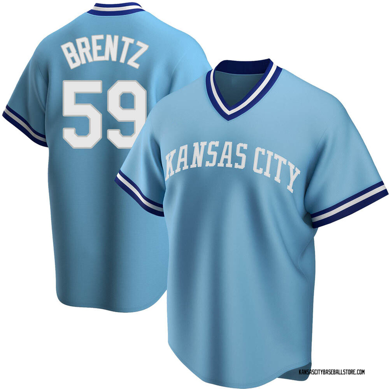 Replica Bobby Witt Jr. Youth Kansas City Royals Light Blue Alternate Jersey