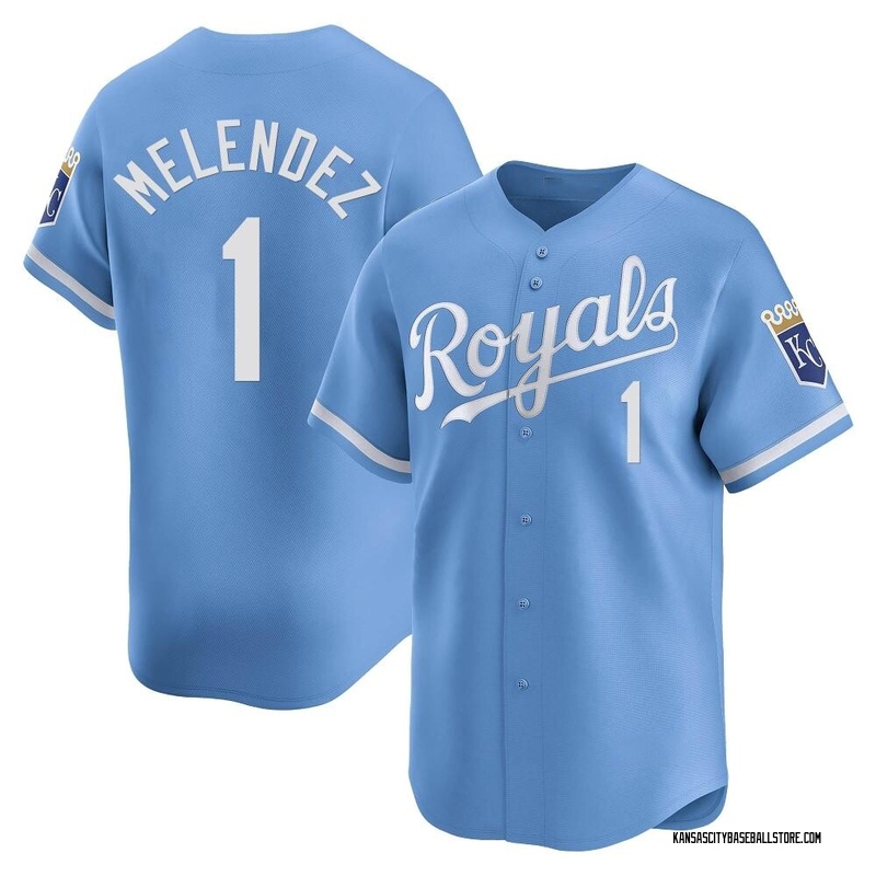 MJ Melendez Youth Kansas City Royals Alternate Jersey - Light Blue Limited