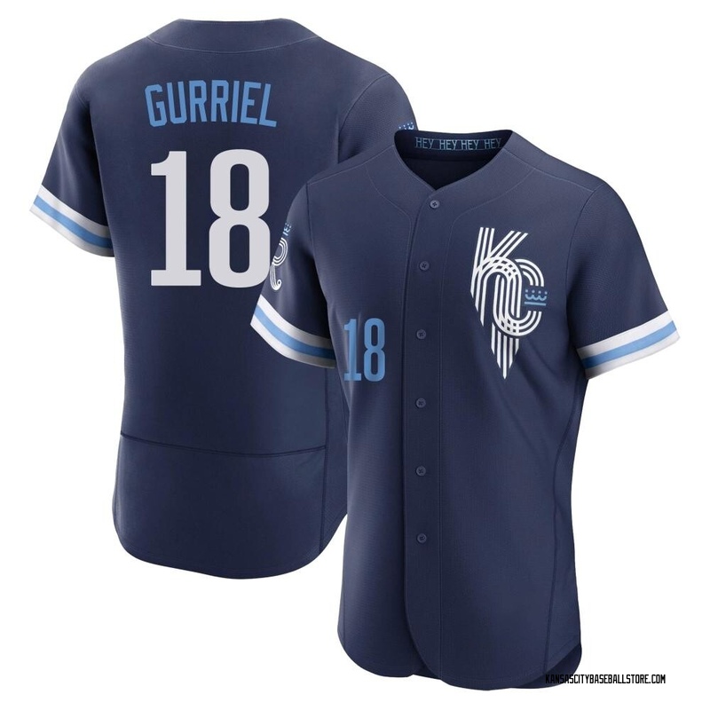 Yuli Gurriel Men's Kansas City Royals 2022 City Connect Jersey - Navy Authentic