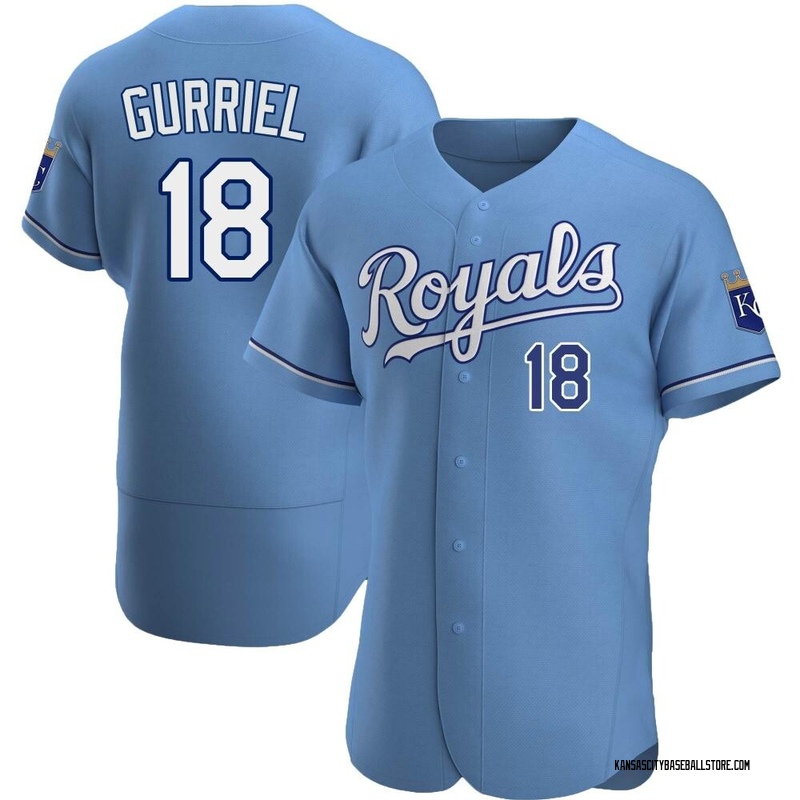 Yuli Gurriel Men's Kansas City Royals Alternate Jersey - Light Blue Authentic